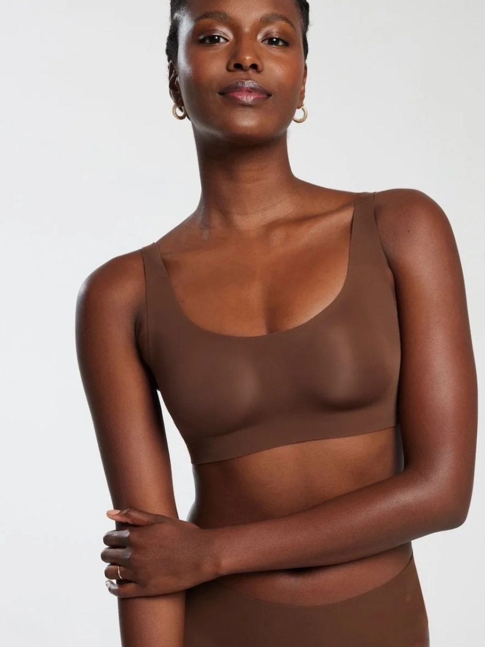 Evelyn & Bobbie Bobbie Scoop Bra Brown